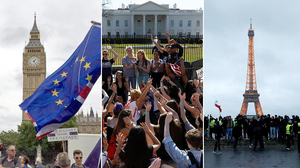 Η πτώση των αυτοκρατοριών: Λονδίνο, Ουάσιγκτον και Παρίσι στο χείλος της κατάρρευσης.