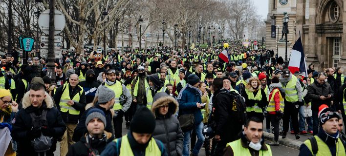 Νέες κινητοποιήσεις από τα κίτρινα γιλέκα στο Παρίσι -Τουλάχιστον 5.000 αστυνομικοί στους δρόμους