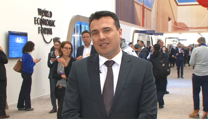 Ο Ζάεφ «ξεγυμνώνει» τον Τσίπρα από το Νταβός: Πετύχαμε συμφωνία για το μέλλον της Μακεδονίας
