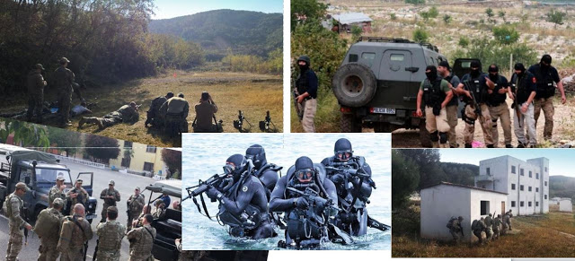 Η αμερικανική ομάδα ‘SEAL’ εκπαιδεύει τις αλβανικές ειδικές δυνάμεις