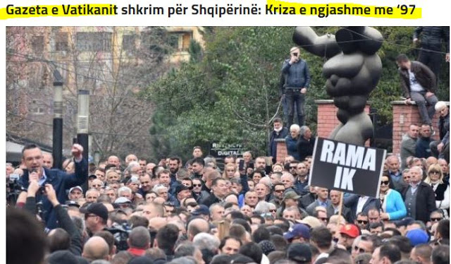 Βατικανό: Η κρίση στην Αλβανία μπορεί να φέρει χάος και αναρχία