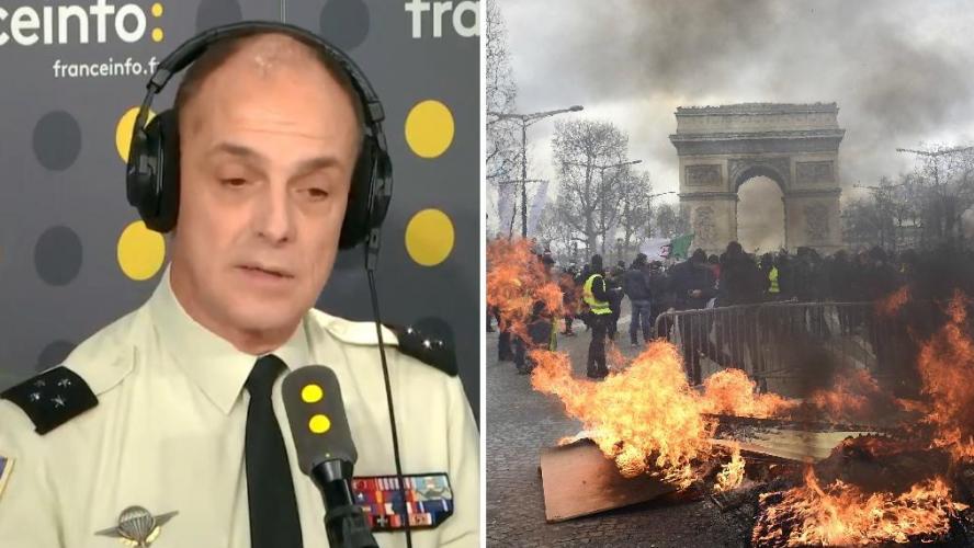 Παρίσι: ο Μακρόν έβγαλε το στρατό κατά των Gilets Jaunes. Ο στρατός θα έχει δικαίωμα να πυροβολήσει λέει ο στρατιωτικός διοικητής του Παρισιού.