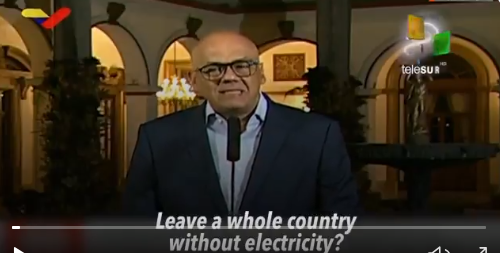 ΒΥΘΙΣΑΝ ΜΙΑ ΧΩΡΑ ΣΤΟ ΣΚΟΤΑΔΙ ΟΙ ΗΠΑ : oι Guaido,Pompeo εκβίαζαν να φύγει ο Μαδούρο για να επανέλθει το ηλεκτρικό.