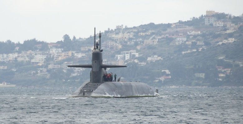 Κατέπλευσε Πυρηνοκίνητο υποβρύχιο των ΗΠΑ στη Σούδα (video)