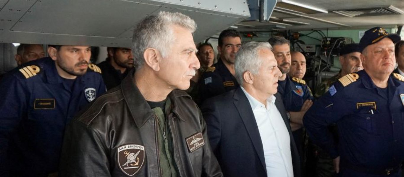 ΥΕΘΑ Ε.Αποστολάκης από την φρεγάτα «ΨΑΡΑ»: «Έκρυθμη η κατάσταση στην Α.Μεσόγειο»