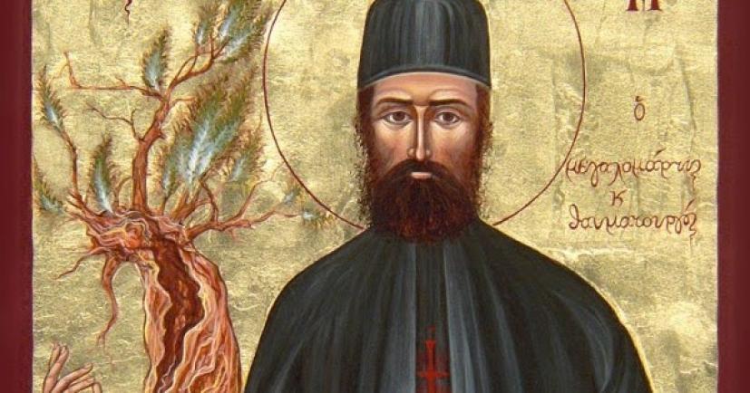 Είδα τον Άγιο με μαύρο καπέλο και κόκκινο σταυρό…