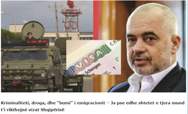 «Τελειώνουν» την Αλβανία! Μετά την Ολλανδία και άλλα τέσσερα κράτη της ΕΕ θα επιβάλουν βίζα