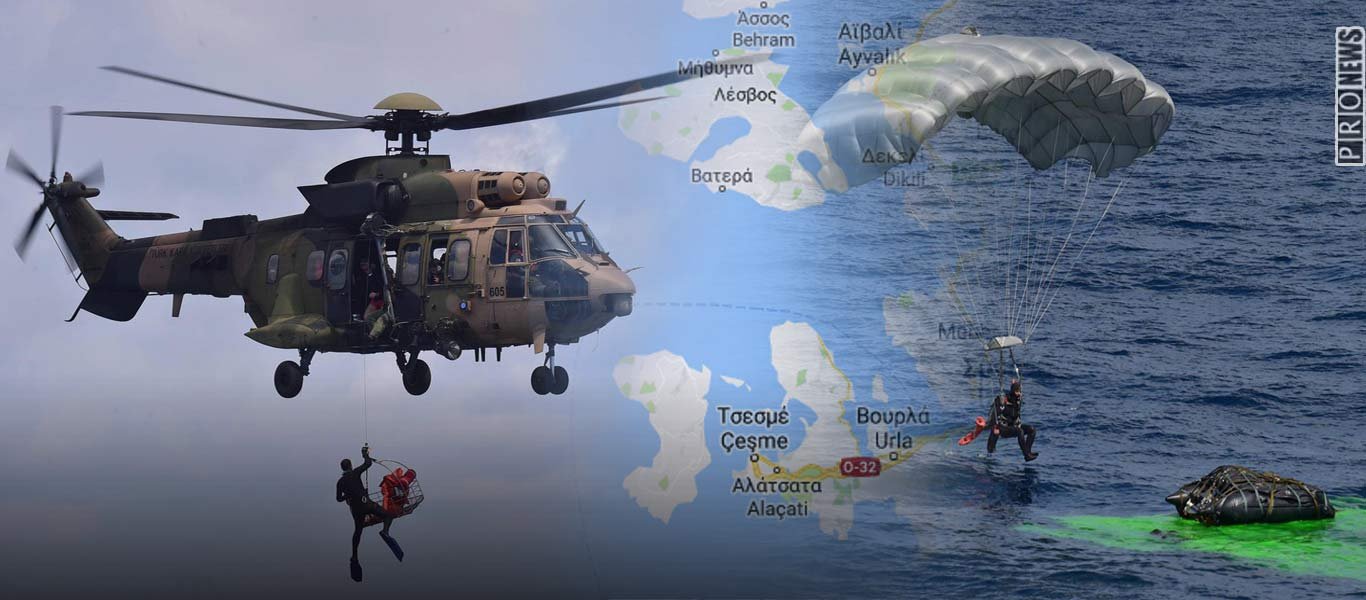 Τουρκική «πρόβα» θερμού επεισοδίου στο Αιγαίο: Πρωτοφανής «πολεμική» επιχείρηση μεταξύ Χίου και Λέσβου