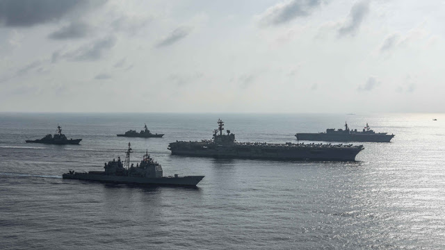 Οι ΗΠΑ κατευθύνονται προς μια επικείμενη θαλάσσια αναμέτρηση … αλλά όχι με το Ιράν.