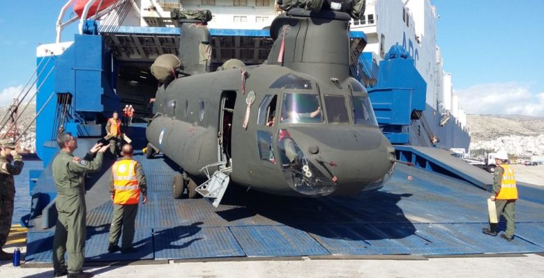 Με το πρώτο φως αποβιβάζονται τα «OH-58D Kiowa Warrior» & το 10 Σινούκ της Α.Σ ….Παρουσία του Α/ΓΕΣ (φωτό)