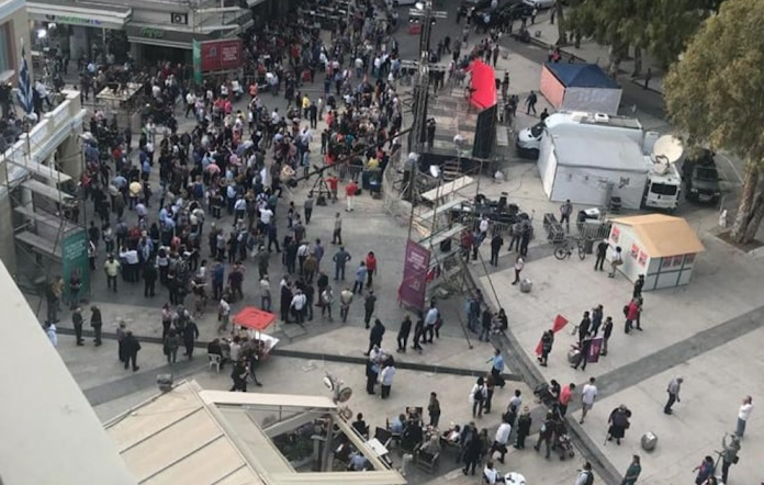 Ηράκλειο: Άδεια η πλατεία στην ομιλία του Τσίπρα (Videos&Photos)