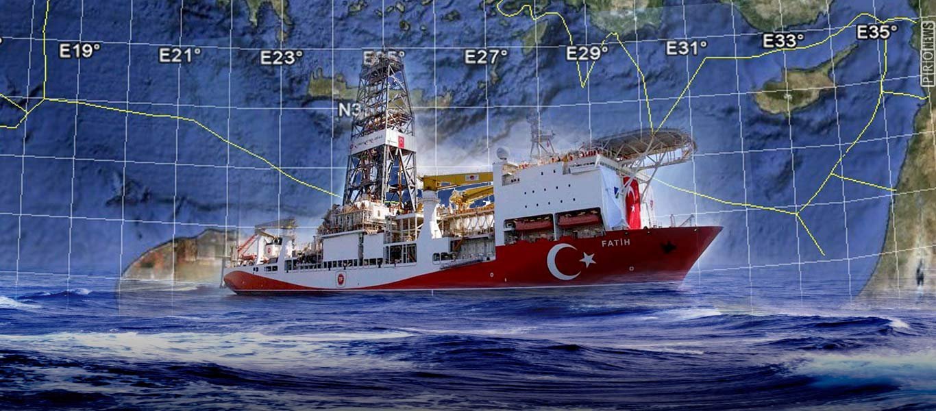 Εναρξη γεώτρησης από τον «Πορθητή» στην κυπριακή ΑΟΖ – Κατέβασαν τρυπάνι οι Τούρκοι (βίντεο)