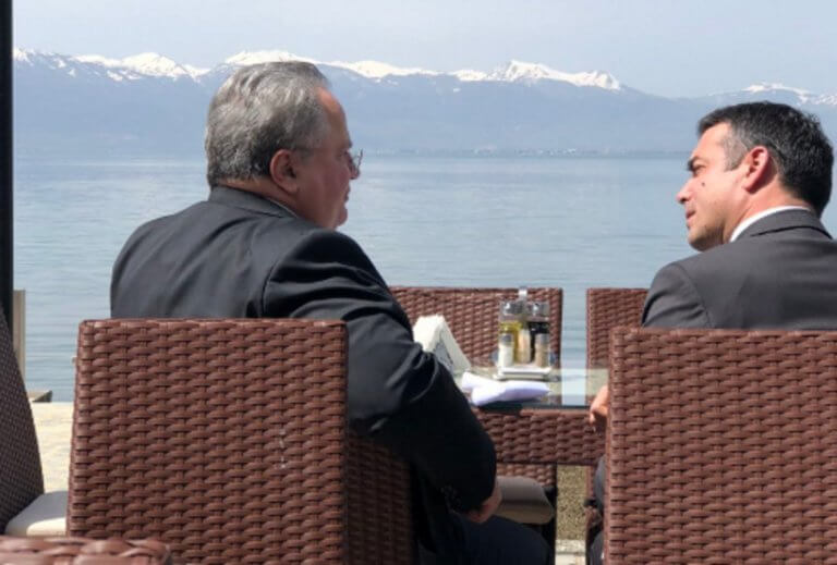 Συμφωνία των Πρεσπών: Ο Προδότης Κοτζιάς… γιορτάζει την πρώτη επέτειο με Ντιμιτρόφ!