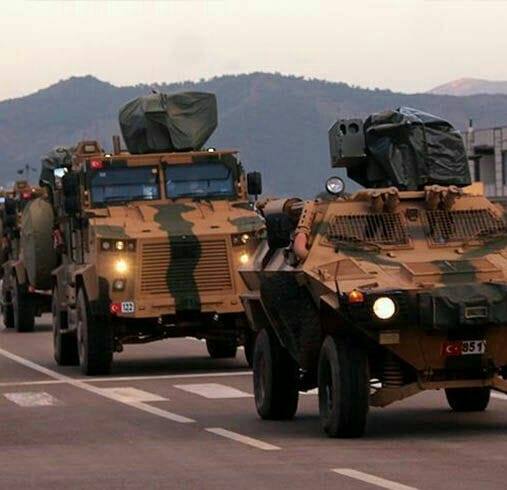O τουρκικός στρατός κατοχής έστειλε κι άλλες ενισχύσεις σε Β Χάμα, Ιντλίμπ και τούρκικα F16 πέταξαν πάνω από επαρχία Χαλεπίου……