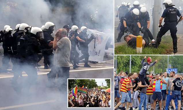 ΠΟΛΩΝΙΑ: Σφοδρές αντιδράσεις και επεισόδια σε πορεία των ομοφυλόφιλων