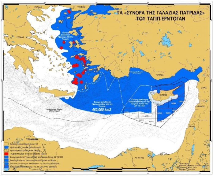 Αυτοί είναι οι 3 συν 1 τουρκικοί στόχοι για το Αιγαίο και την Κύπρο