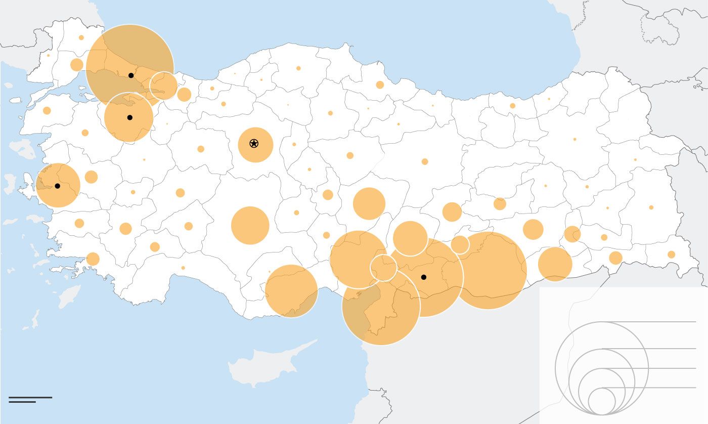 Η Τουρκία προσβλέπει και στην δημογραφική αλλοίωση της ζώνης 40χλμ που θα κατακτήσει στη Συρία  »επαναπατρίζοντας » 700.000 Σύριους πρόσφυγες σε αυτήν…..