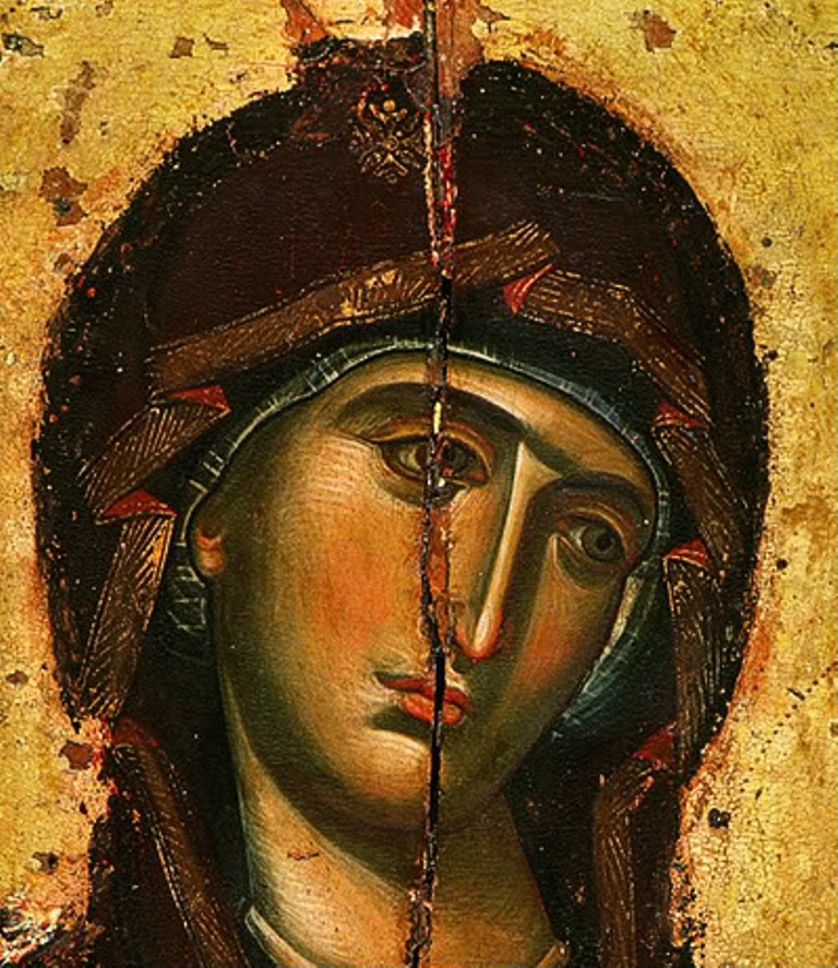 Φώτης Κόντογλου-Παναγία, η χαρά των χριστιανών