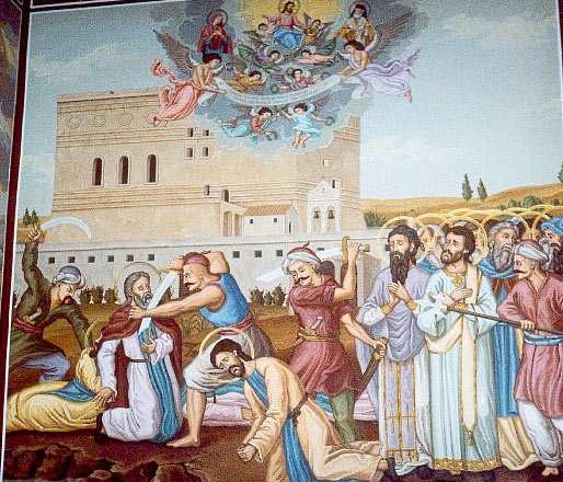 Οι ¨ανεκτικοί¨ ¨Οθωμανοί¨ τρύπησαν τους αστραγάλους του, τον έδεσαν πίσω από ένα άγριο άλογο, τον σούβλισαν και τον έκαψαν…