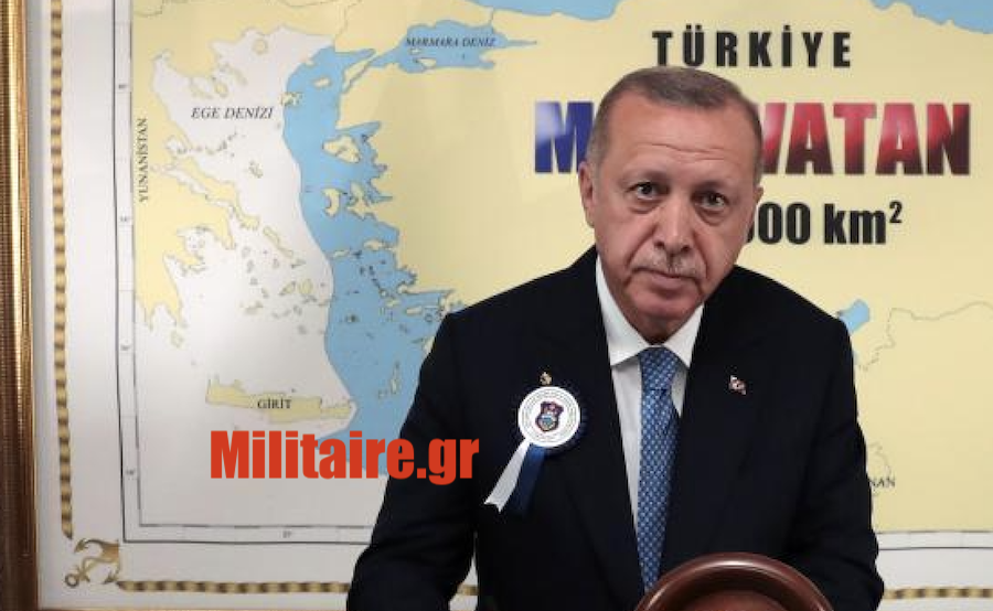 Ο χάρτης με το μισό Αιγαίο στην Τουρκία θα περάσει χωρίς κανείς να διαμαρτυρηθεί;