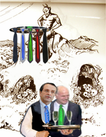 «Ολοι οι πολιτικοι μας ειναι ιδιοι, μονο γραβατα αλλαζουν. Αλλοι φορουν γαλαζια, αλλοι πρασινη, αλλοι κοκκινη & αλλοι μαυρη» (Μητροπολιτης Φλωρινης Αυγουστινος)