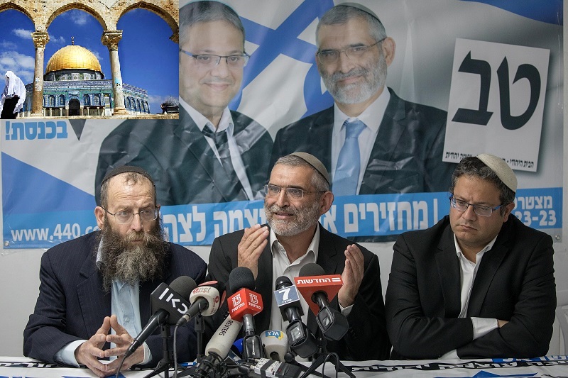 Αμέσως μετά την επικύρωση του κόμματος Εβρα’ι’κή Δύναμη για τον 3ο Ναό, οι δημοσκοπήσεις τους δείχνουν να εισέρχονται στην Κνεσέτ μετά τις εκλογές