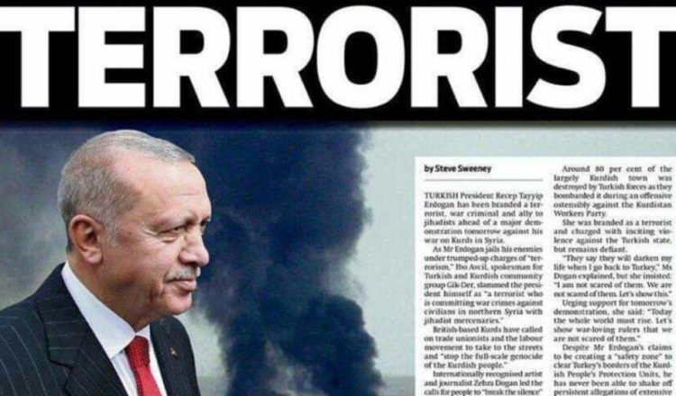 Αγγλική Εφ. Morning Star: Εγκληματίας πολέμου και τρομοκράτης