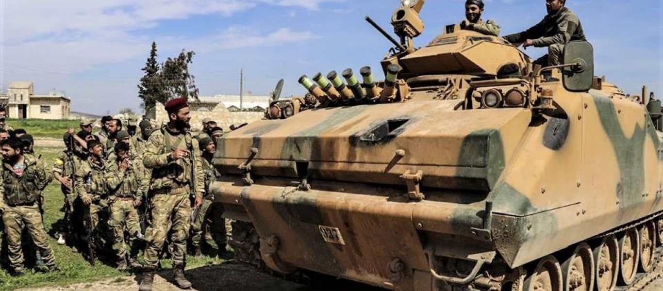 Ισλαμιστές οδηγούν τεθωρακισμένα Οχήματα «ACV-15 AAPC» της 1ης Τουρκικής Στρατιάς (φώτο)