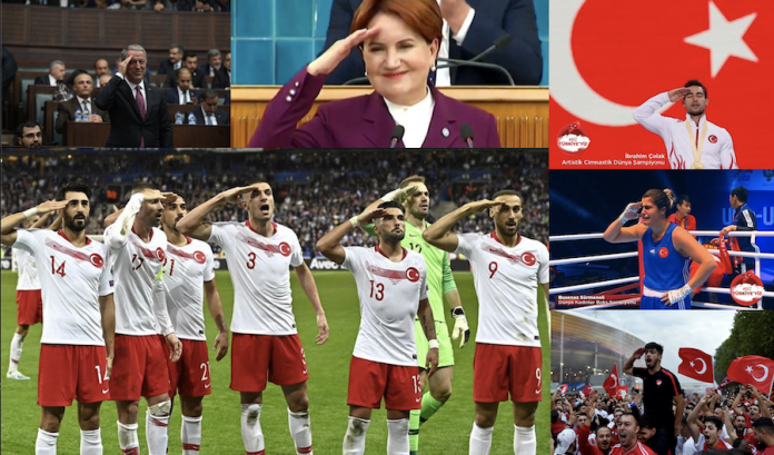 Χαιρετώντας στρατιωτικά τους “τζιχαντιστές” τους! Οι Τούρκοι και οι “αναλώσιμοι”