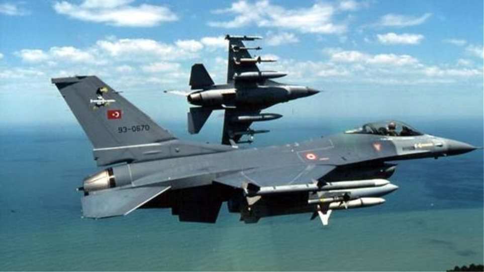 Προκαλεί η Τουρκία : Έξι υπερπτήσεις F-16 πάνω από ελληνικά νησιά