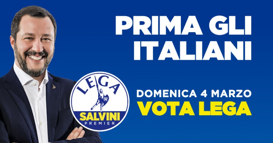 Ενισχύονται ξανά Lega και Salvini στην Ιταλία αγγίζουν το 36% – Οικονομία και μετανάστες ωθούν τους εθνικιστές