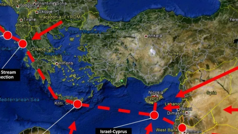 Ο EastMed, ο Δρόμος του Μεταξιού και το υποσύστημα Ελλάδας-Κύπρου-Ισραήλ-Τουρκίας