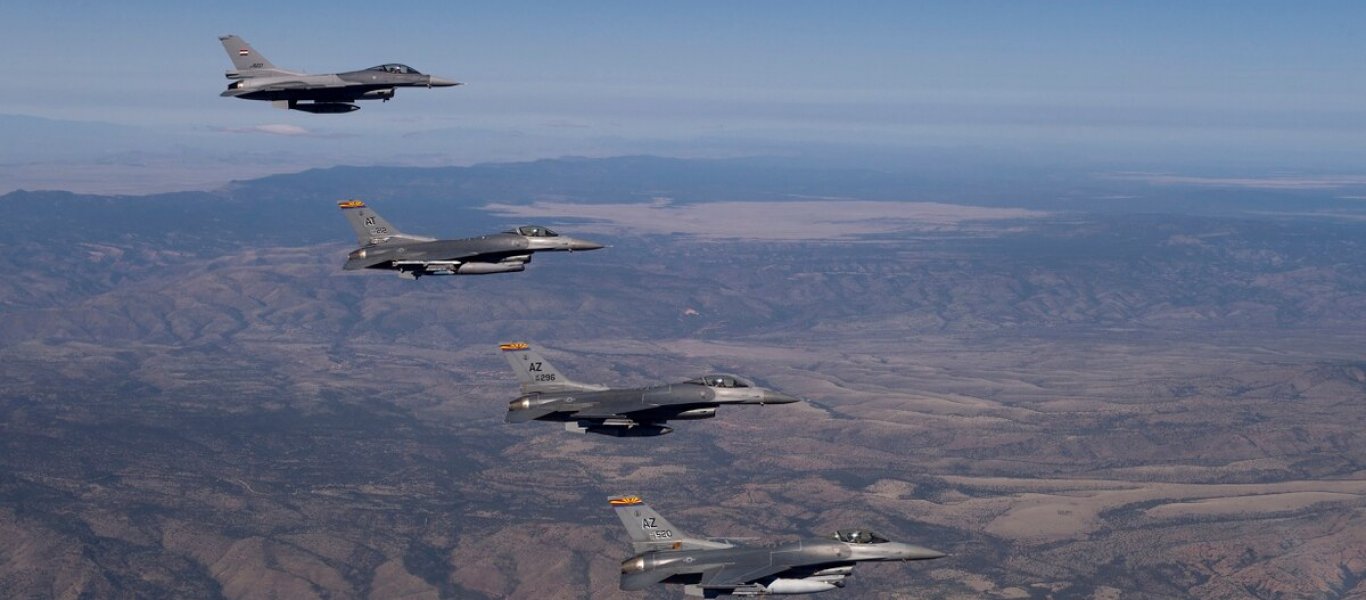 Ελληνικά F-16 πετούν πάνω από τα Κατεχόμενα: Δεύτερη φορά μέσα σε λίγες ημέρες που η ΠΑ «σκεπάζει» την Κύπρο