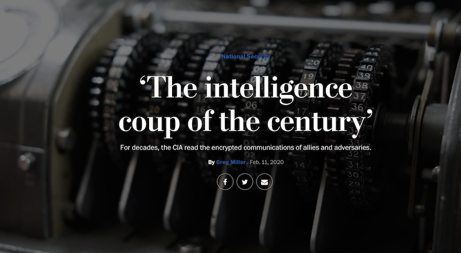 ΑΠΟΚΑΛΥΨΗ: Πως η CIA “άκουγε” τα μυστικά 120 χωρών -και της Ελλάδας- πουλώντας τους “συστήματα προστασίας”!!!