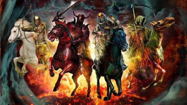 Η 4η ΣΦΡΑΓΙΔΑ – Ο ΧΛΩΡΟΣ ΙΠΠΟΣ (ΕΠΙΔΗΜΙΑ ΚΟΡΟΝΑ’Ι’ΟΣ). – ΠΕΙΝΑ ΚΑΙ ΘΑΝΑΤΟΣ – ΤΑ ΘΗΡΙΑ ΤΗΣ ΓΗΣ.