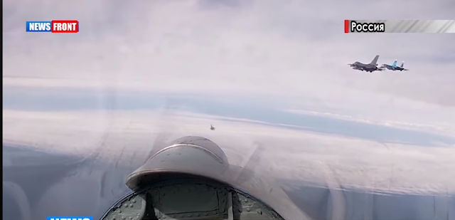 Τα Ρωσικά Su-27 αναχαίτισαν ένα Βελγικό μαχητικό F-16 από τα δυτικά σύνορα της Ρωσίας.