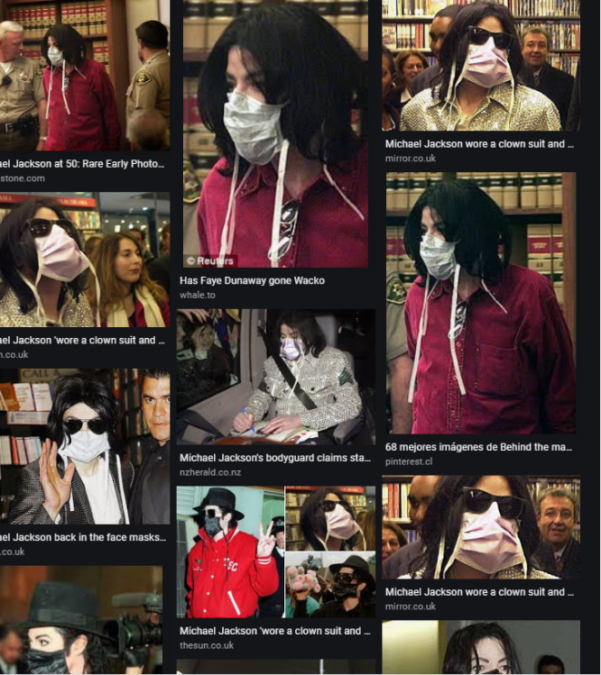 Ο κόσμος του Thriller-covid19 είναι η κλωνοποίηση του Michael Jackson με μάσκα και γάντια…….