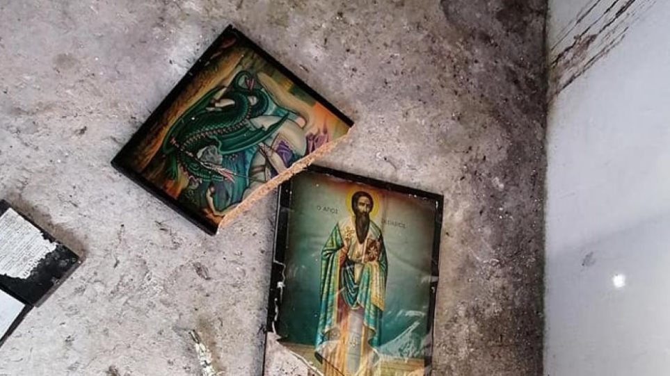 Ιερόσυλοι βεβήλωσαν ξανά εκκλησία στη Μόρια.