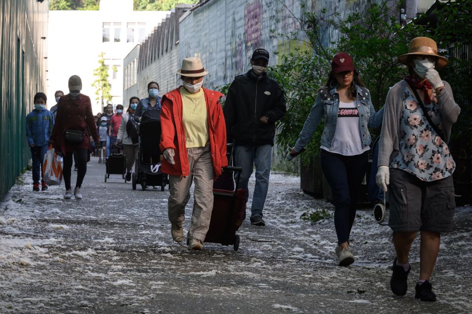 Ουρά 1,5 χλμ. για δωρεάν φαγητό σε μια από τις πλουσιότερες πόλεις του κόσμου