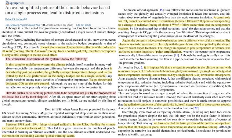 Questioning-the-scientific-reasoning-of-a-one-variable-climate-Lindzen-2020