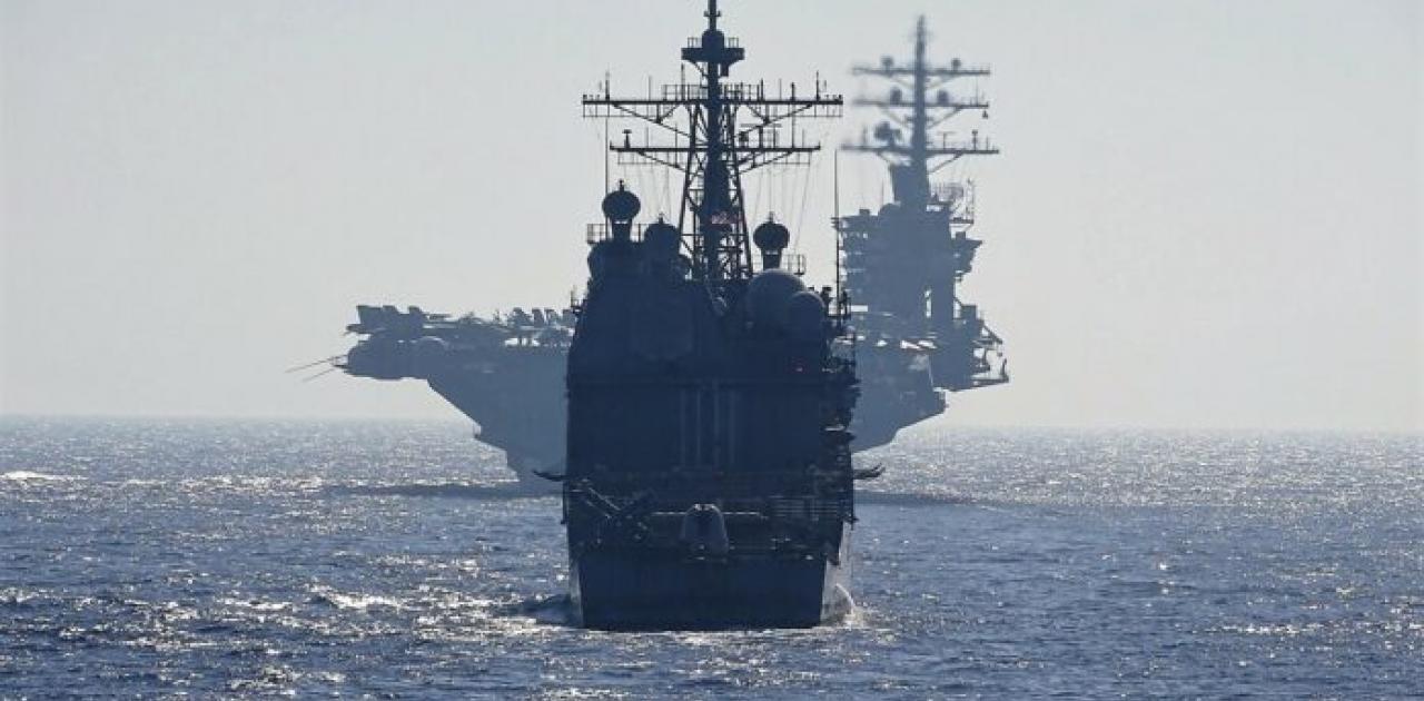 Κοινή ελληνοαμερικανική ανάπτυξη στην Α. Μεσόγειο: Εντυπωσιακές εικόνες από την άσκηση του “Αϊζενχάουερ” με ΠΝ & ΠΑ – “Κρύφτηκαν” οι Τούρκοι