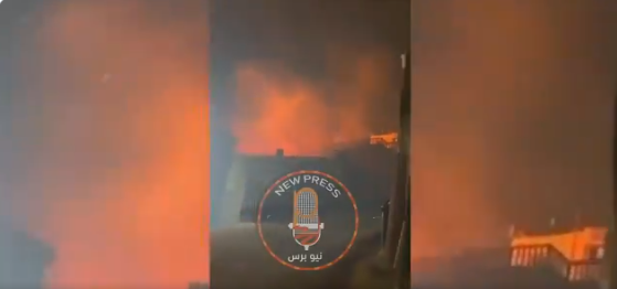 To Iσραήλ βομβάρδισε περιοχές στη Συρία.