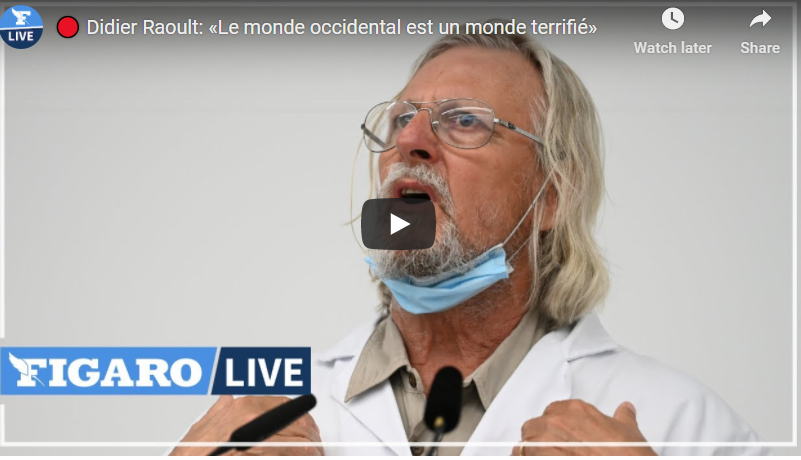 Λοιμωξιολόγος Didier Raoult: Ένας τρομοκρατημένος δυτικός κόσμος, σ’ αλλοφροσύνη και πανικό. Η κατάσταση είναι λιγότερο σοβαρή απ’ό,τι την άνοιξη…