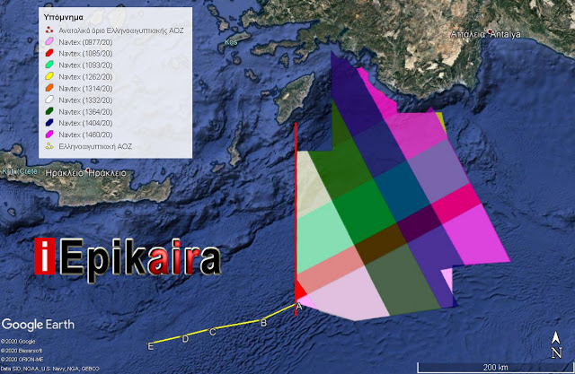Το τουρκικό υπουργείο Ενέργειας δήλωσε ότι το Oruc Reis συνέλεξε 10.995 χλμ σεισμικών δεδομένων και επέστρεψε στο λιμάνι της Αττάλειας!