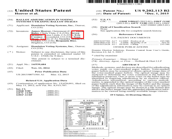 coomer-adjudication-patent