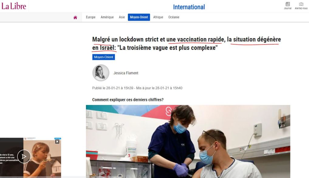 Στο Ισραήλ έπεσε θανατικό μετά τους μαζικούς εμβολιασμούς Pfizer.Το 30% νεκρών από covid19 πέθανε τον προηγούμενο μήνα και ενώ…