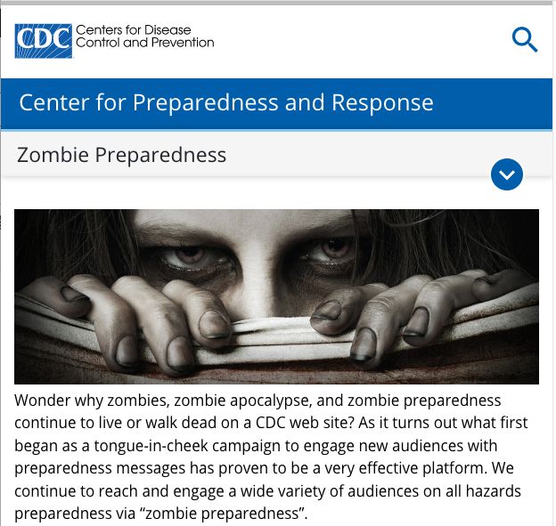 CDC – “Πανδημία Zόμπι” και “Αποκάλυψη Zόμπι” ;!?!