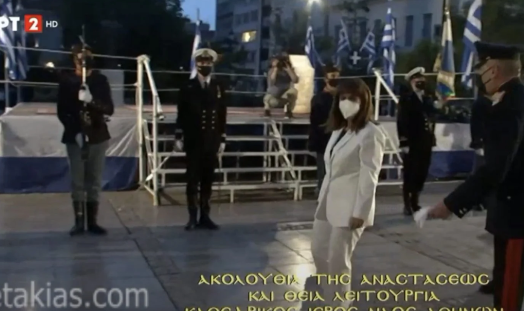 Αλλεργία στον Εθνικό Ύμνο έχει η Πρόεδρος;