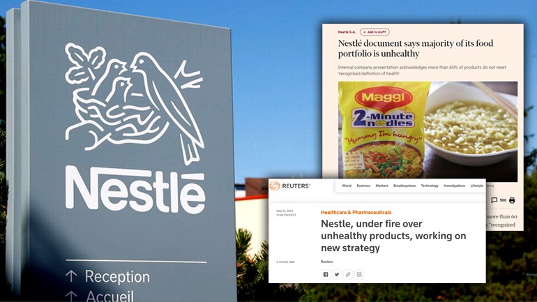Έκθεση-κόλαφος για τη Nestlé … ΟΙ FINANCIAL TIMES ΑΠΟΚΑΛΥΠΤΟΥΝ ΠΩΣ ΤΟ 70% ΤΩΝ ΠΡΟΪΟΝΤΩΝ ΤΗΣ ΕΤΑΙΡΕΙΑΣ EINAI ΑΝΘΥΓΙΕΙΝΑ