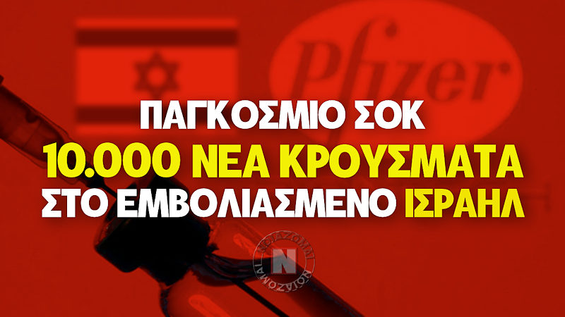 ΠΑΓΚΟΣΜΙΟ ΣΟΚ – 10.000 ΝΕΑ ΚΡΟΥΣΜΑΤΑ ΣΤΟ ΠΟΛΥΕΜΒΟΛΙΑΣΜΕΝΟ ΙΣΡΑΗΛ! Πλήρης κατάρρευση της τεχνητής “ανοσίας”